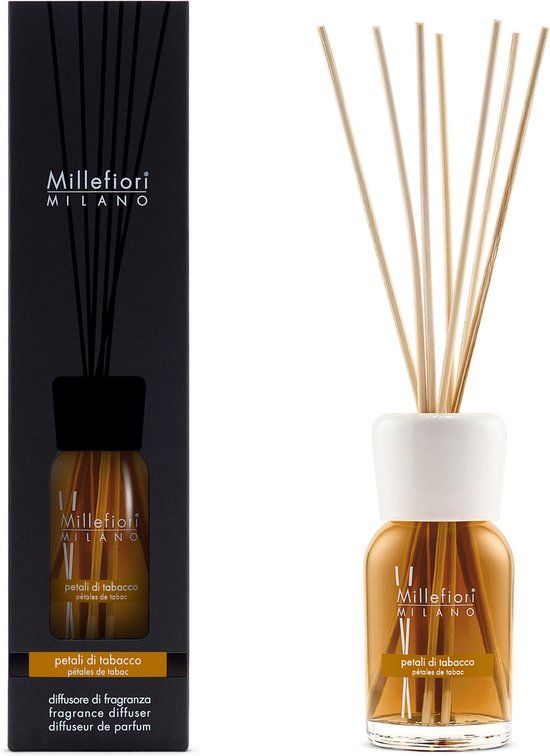 Millefiori Milano Geurstokjes 100 ml - Petali di Tabacco