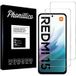 Phonillico® Gehard Glas voor Xiaomi Redmi 15 [Pack 2] Schermbeschermer Glasfolie