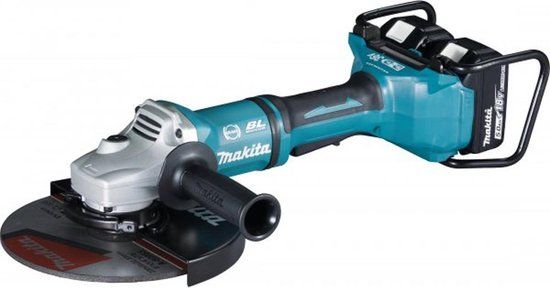 Makita DGA900PT2 Haakse slijper set - 230mm - 2x 5.0Ah accu - 36V (2x 18V) - koolborstelloos