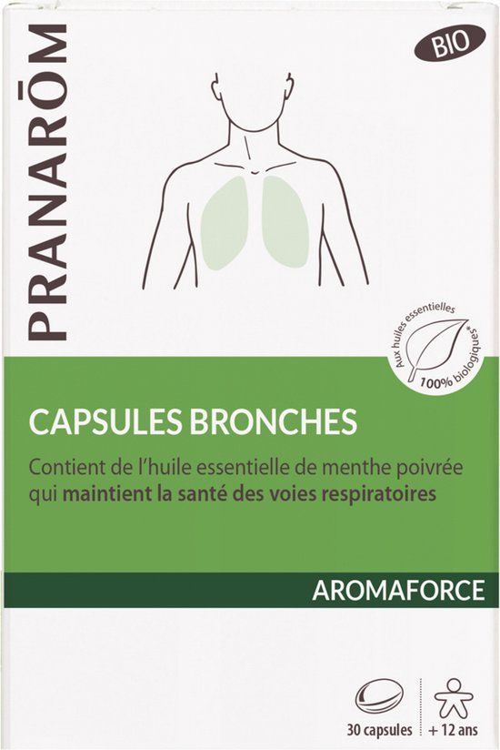 Pranarôm Aromaforce Bio Bronchiën 30 capsules