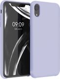 kwmobile Apple iPhone XR hoesje - Zachte case in pastel-lavendel