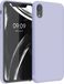 kwmobile Apple iPhone XR hoesje - Zachte case in pastel-lavendel