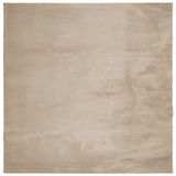 VidaXL Vloerkleed HUARTE laagpolig zacht wasbaar 120x120cm zandkleurig