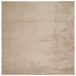 VidaXL Vloerkleed HUARTE laagpolig zacht wasbaar 120x120cm zandkleurig