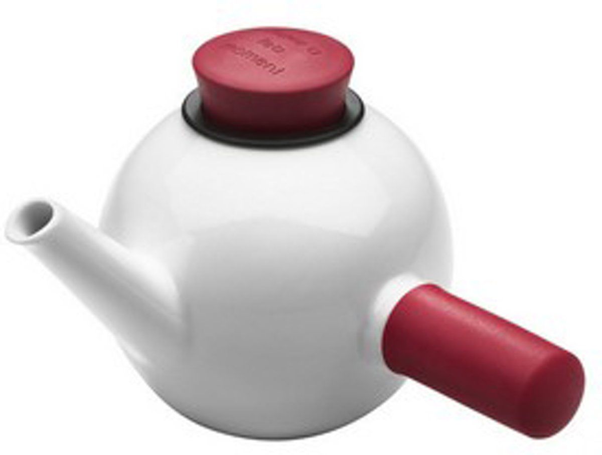 QDO Q-Do Theepot porselein 1 liter Rood
