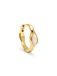 SINGULARU - Losse oorbel Hoepel Hope. Messing met 18Kt goudlaag en synthetische steen. Sieraden voor dames.