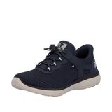 Rieker M5076 MocassinDames, Blauw, 42 EU