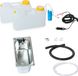 12V Mini-keuken voor camping, caravan of camper, bouwpakket, wasbak, afmetingen 325x176x150mm, nieuw, chroom