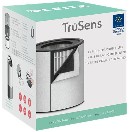 Leitz TruSens Z-3000/Z-3500 HEPA Filter - 3-in-1 - HEPA 13 - 99.95% Efficiency