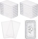 Merkloos Allecto Plus Transparante Opslag Container voor 1 oz Zilveren Bar - 18 Stuks