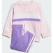 Adidas Seasonal Essentials Tiberio 3 Stripes Fleece Crew Set Roze 0-3 Months Jongen