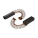 Paxanpax PFC1063 Kirby Stofzuiger Motor Koolborstels Past Traditie, 1, Legend 2 Modellen (Pack van 2), Metaal