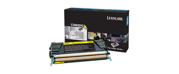 Lexmark C748H2YG Tonercartridge - Geel