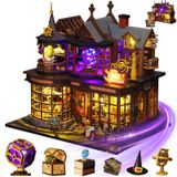 Miniatuur Poppenhuis Bouwset, Bois, LED-verlichting, Magisch Schathoekje