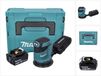 Makita DBO 180 G1J accu excentrische schuurmachine 18 V 125 mm + 1x accu 6,0 Ah + Makpac - zonder oplader