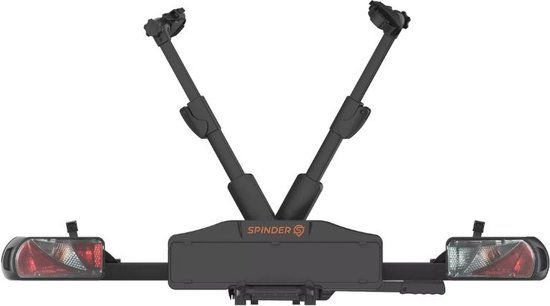 Spinder TX2 Fietsendrager - 2 Fietsen - Trekhaakdrager - 60 kg - Staal
