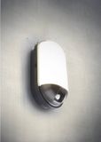 Heitronic TOLEDO 500648 LED-buitenlamp met bewegingsmelder (wand) LED vast ingebouwd 20 W LED Zwart