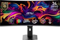 MSI MPG 341CQRDE QD-OLED X36 34 inch 3440 x 1440 360Hz Gaming Monitor