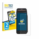 BROTECT - Screenprotector voor ingenico Axium DX8000 - Folie Beschermfolie transparant 2 Stuks