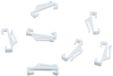 Merriway BH03705 haken voor gordijnrail Harrison Drape, 16 stuks