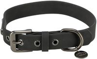 Hondenhalsband Trixie Halsband Hond Verstelbaar Waterafstotend PVC Zwart 25-32 cm