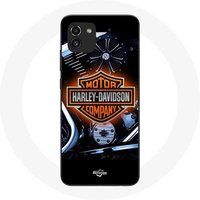 Harley Davidson Maniacase Etui voor Samsung Galaxy A03 MotoCycles logo