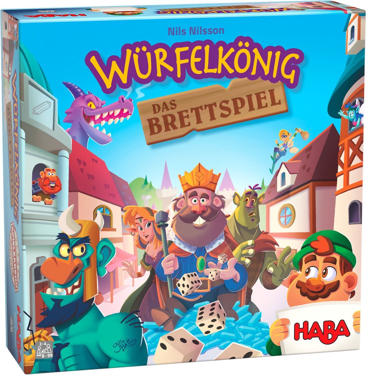 Haba Speedy Roll & Friends Würfelkönig - Das Brettspiel 45 min Board game Familie