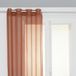 Merkloos Moly Gordijn - Vitrage Gordijnen - Sheer Curtains – Lichtdoorlatende Raamgordijnen - Moderne Raamdecoratie voor Woonkamer & Slaapkamer - Polyester - 135 x 240 cm - Terracotta