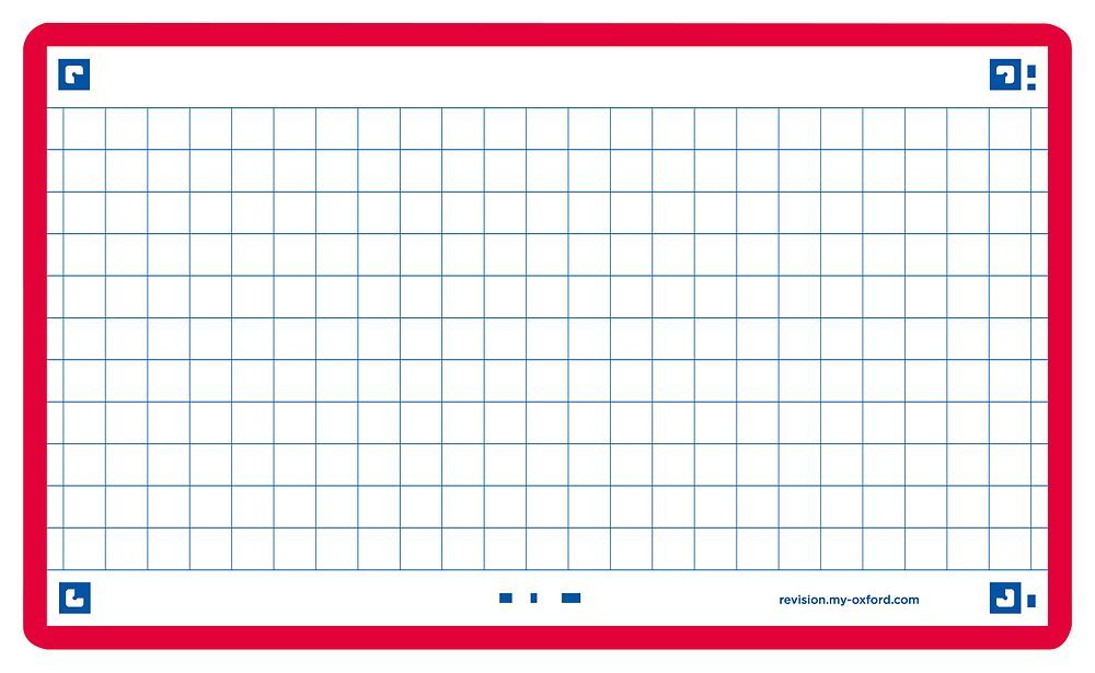 Oxford Flashcards A7 Red (80 pcs)