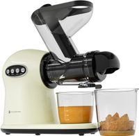 KitchenBrothers Slowjuicer XL - Sapcentrifuge - Juicer - Groenten en Fruitpers - 43 mm en 70 mm invoer - 500 ml - Champagne