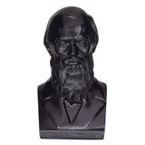 Russische Danila-Souvenirs Russische schrijver Fjodor Dostojevski stenen buste standbeeld sculptuur 14 cm