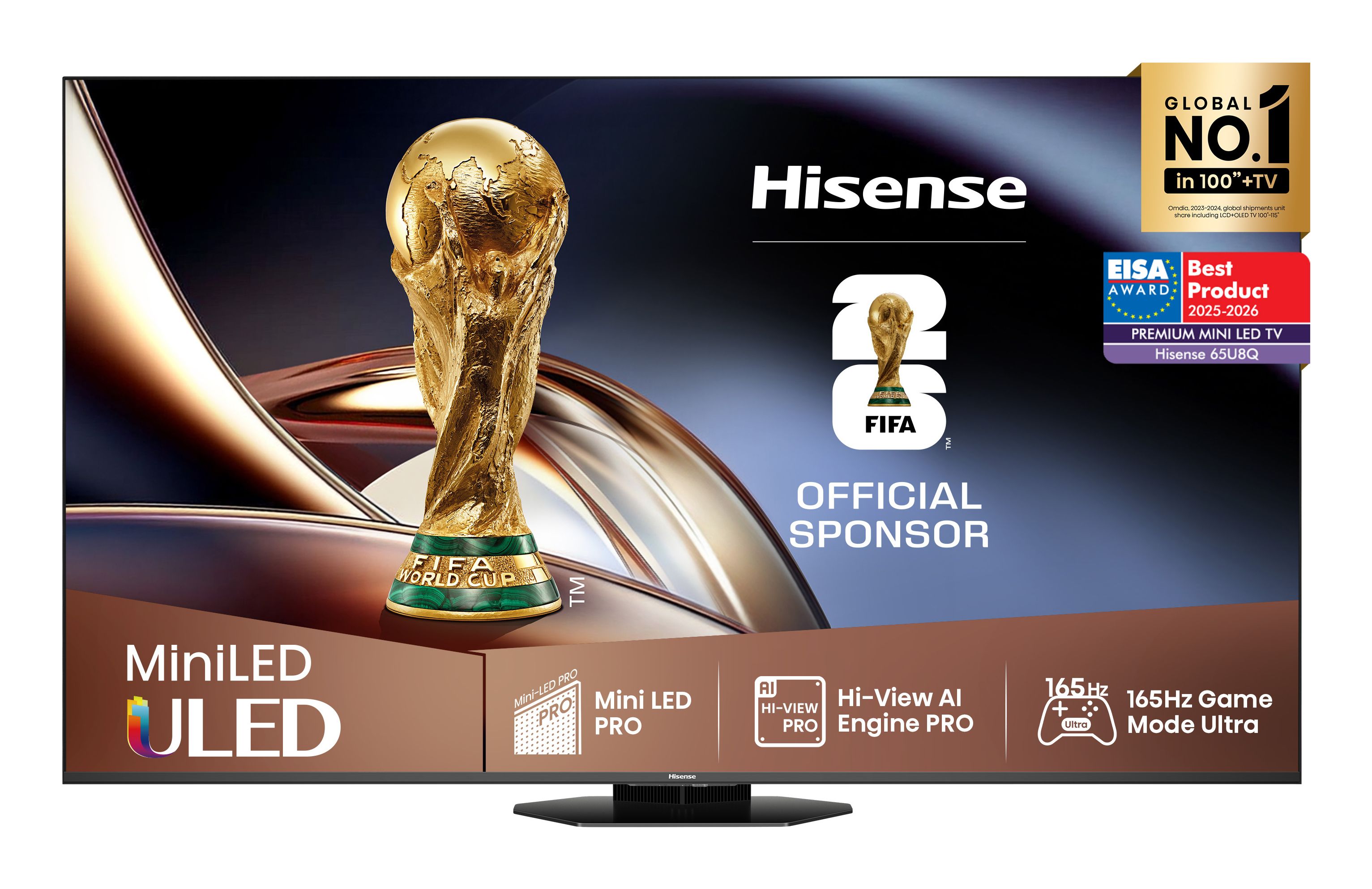 Hisense 65U8Q / LED screen / 65 inch / 2025