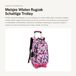 Dailygoody - Sac à dos à roulettes pour filles - Mignon sac d'école trolley
