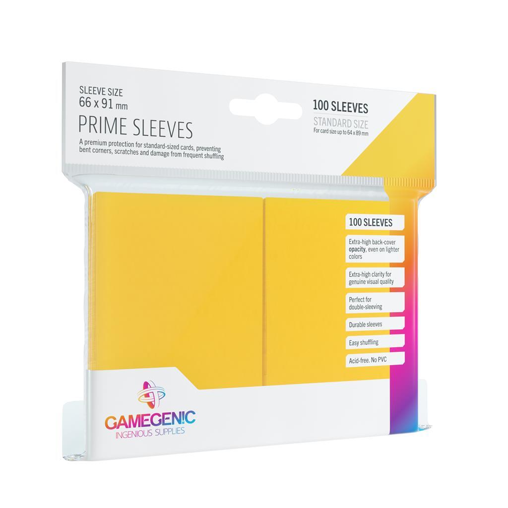 GameGenic Prime Sleeves 66x91mm Geel (100 stuks)