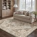Merkloos Tapijt - Vintage Wasbaar Zacht Antislip Laagpolig - Bruin 150x210cm