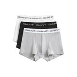 GANT Boxershorts Trunk 3-Pack Zwart Grijs Wit - Maat S - Heren