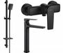 Mexen Lynx DQ62 set de douche, noir - 745914DQ62-70