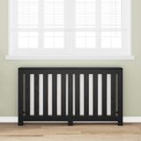 VidaXL Radiator cover black oak 149 x 20 x 82 cm carved wood