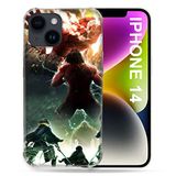 Beschermhoes Manga Attack Titan strijd Beschermhoes compatibel met MagSafe voor iPhone 14 (6.1)
