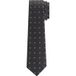 Calvin Klein 1 Tone Motif Silk Tie Black