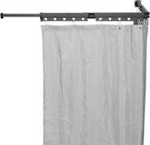 OEM Luxe Douchegordijn - Waterafstotend en Schimmelwerend - Grijs - Vlas Linnen - 200 x 150 cm