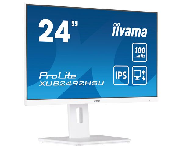iiyama ProLite XUB2492HSU-W6 23.8" Full HD IPS Monitor - White
