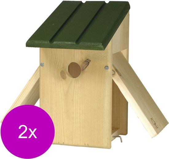 Wildbird Nestkast San Fransisco 34mm - Broeden - 2 x 16.5x21.5x30 cm