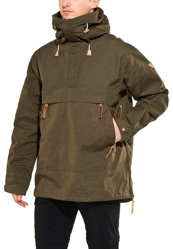 Fjällräven Anorak No.8 Jas Heren olijf L 2019 Klimjassen