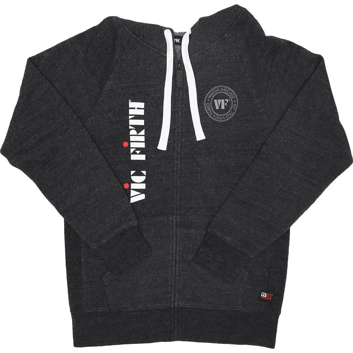 Vic Firth Zip Up Logo Hoodie - XL