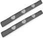 Beautissu Tuuli HR – Set van 2 Tochtstopper Deur 90x8 cm – Tochtrol Antraciet Tochtkussen voor Deur en Ramen