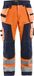 Blåkläder Werkbroek softshell High Vis 1567-2517 - High Vis Oranje/Marineblauw - D112