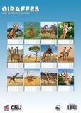 CalendarsRUs Giraffe A3 Kalender 2027