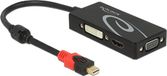 DeLOCK 62855 - Station d'accueil pour ordinateur portable et réplicateur de ports - Noir