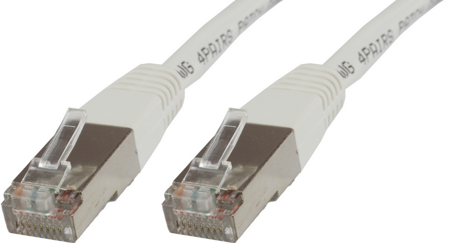 MicroConnect SSTP620W - Netwerkkabel - 20 m - wit